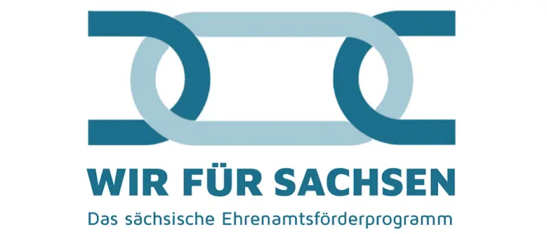 Programmlogo Wir für Sachsen